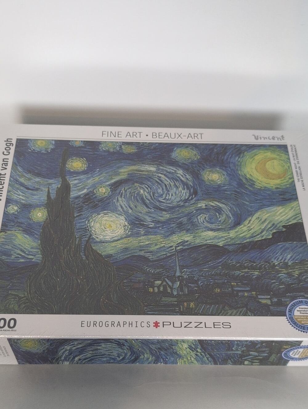 Vincent Van Gogh The Starry Night New in Box Puzzle